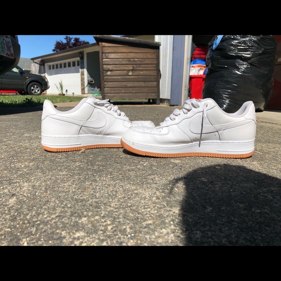 gum bottom air force ones